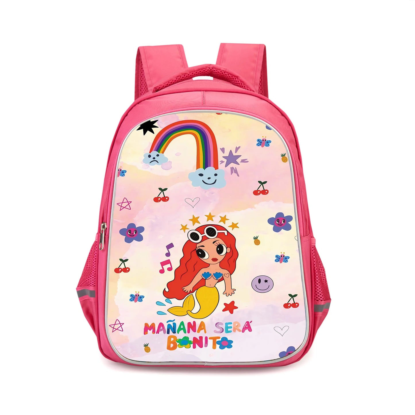 Karol G Manana Sera Bonito Child Backpacks Girls Student Birthday Gift School Bags Camping Durable Rucksack