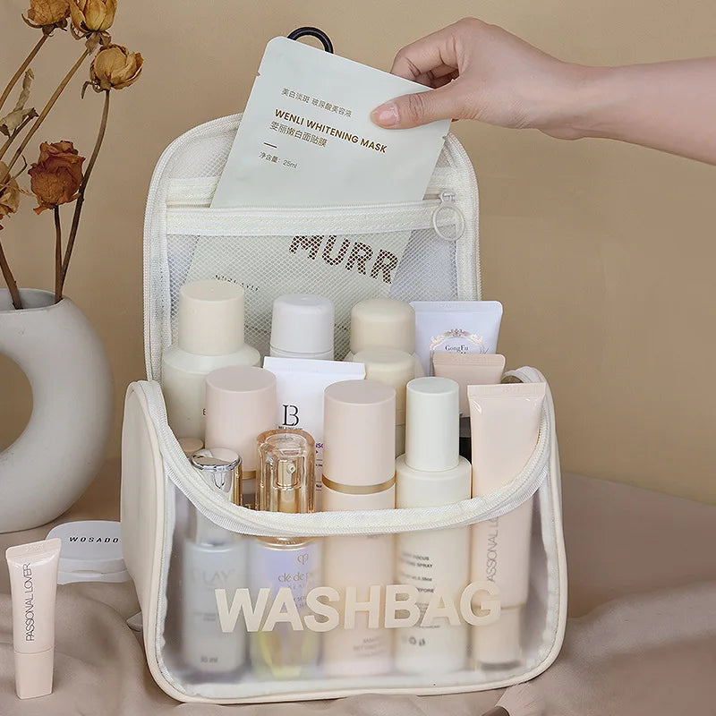 Women Makeup Bags Travel Cosmetic Bag Toiletries Organizer Waterproof Storage Neceser Hanging Bathroom Wash Bag High Quality