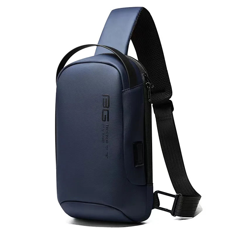 New Multifunction Crossbody Bag for Men Anti-theft Shoulder Messenger Bags Male Waterproof Short Trip Chest Bag Pack