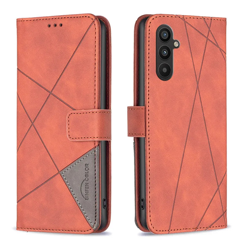 Wallet Flip Case For Samsung Galaxy A34 5G Cover Case on For Samsung A34 5G A 34 A34case Coque Leather Phone Protective Bags