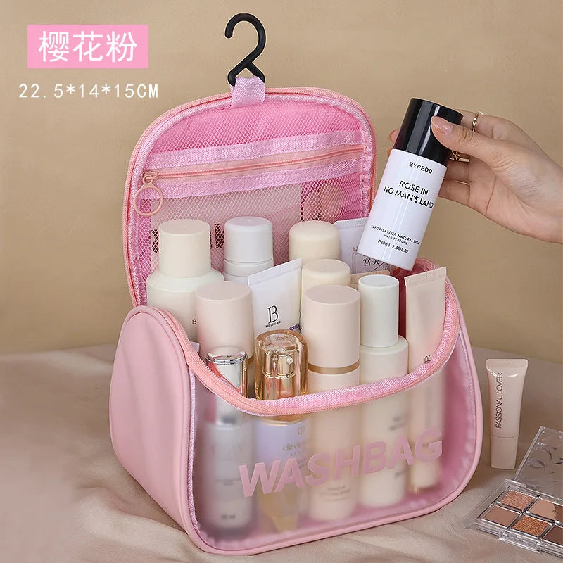 Women Makeup Bags Travel Cosmetic Bag Toiletries Organizer Waterproof Storage Neceser Hanging Bathroom Wash Bag High Quality