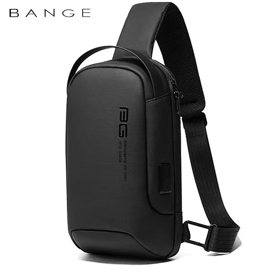 New Multifunction Crossbody Bag for Men Anti-theft Shoulder Messenger Bags Male Waterproof Short Trip Chest Bag Pack