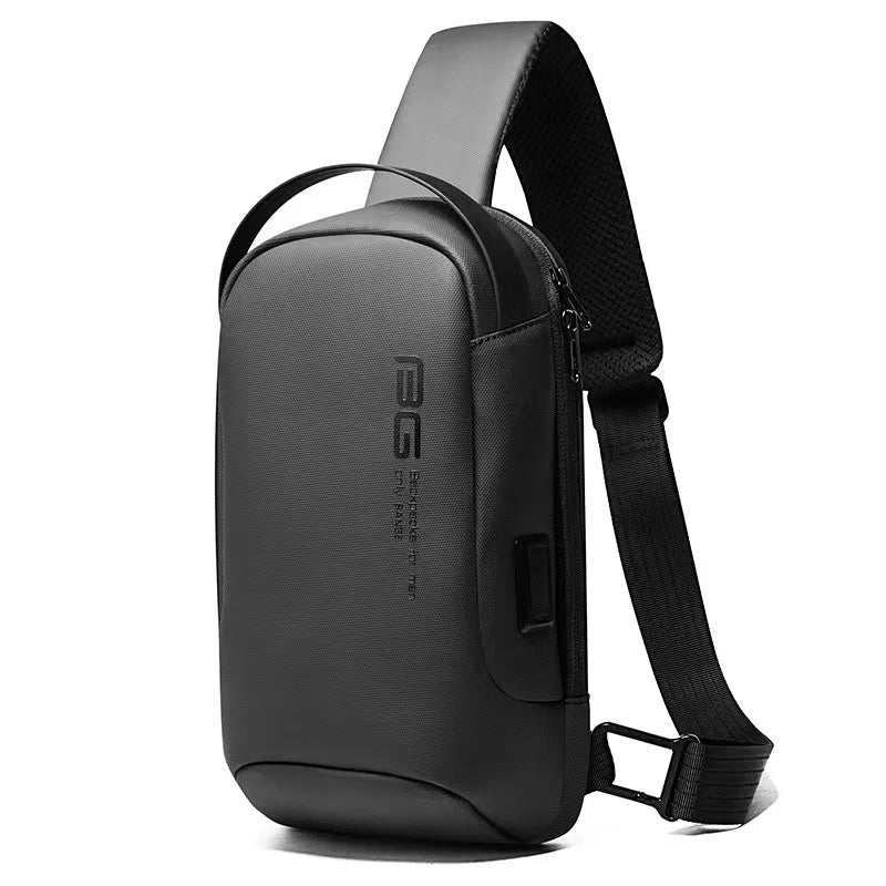 New Multifunction Crossbody Bag for Men Anti-theft Shoulder Messenger Bags Male Waterproof Short Trip Chest Bag Pack